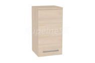 Mereo Bino kúpeľňová skrinka horná 63 cm, pravá, Multidecor, Javor Hard šampanský