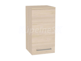 Mereo Bino kúpeľňová skrinka horná 63 cm, pravá, Multidecor, Javor Hard šampanský