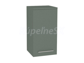 Mereo Bino kúpeľňová skrinka horná 63 cm, pravá, Multidecor, Zelená Verde