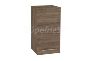Mereo Bino kúpeľňová skrinka horná 63 cm, pravá, Multidecor, Dark Rockford Hic