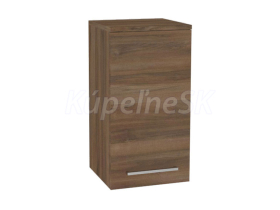 Mereo Bino kúpeľňová skrinka horná 63 cm, pravá, Multidecor, Orech Pacifik tabákový