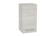 Mereo Bino kúpeľňová skrinka horná 63 cm, pravá, Multidecor, White Loft Pine