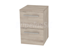 Mereo Bino, kúpeľňová skrinka spodná 50 cm, Multidecor, Dub Kronberg svetlý