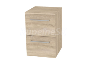 Mereo Bino, kúpeľňová skrinka spodná 50 cm, Multidecor, Dub Bardolino