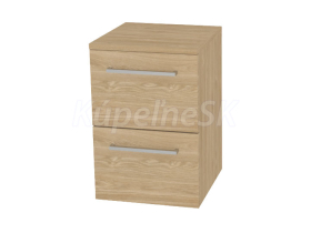 Mereo Bino, kúpeľňová skrinka spodná 50 cm, Multidecor, Dub olejovaný