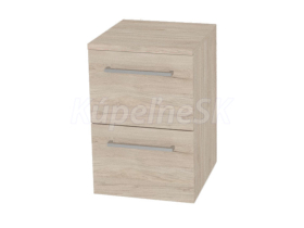 Mereo Bino, kúpeľňová skrinka spodná 50 cm, Multidecor, Light Rock Hickory