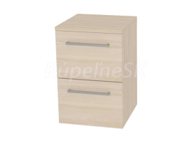 Mereo Bino, kúpeľňová skrinka spodná 50 cm, Multidecor, Javor Hard šampanský