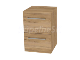 Mereo Bino, kúpeľňová skrinka spodná 50 cm, Multidecor, Orech Pacifik prírodný