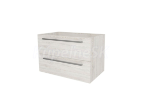 Mereo Bino, kúpeľňová skrinka 81 cm, Multidecor, White Loft Pine