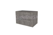 Mereo Bino, kúpeľňová skrinka 101 cm, Multidecor, Betón tmavosivý
