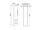 Mereo Bino, kúpeľňová skrinka vysoká 163 cm, ľavá, Multidecor, Betón Chicago tmavosivý
