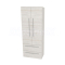 Mereo Bino, kúpeľňová skrinka vysoká 163 cm, dvojitá, Multidecor, White Loft Pine