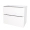 Mereo Mailo, kúpeľňová skrinka 101 cm, chróm madlo, Multidecor, Biela Arctic