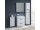Mereo Kúpeľňová zrkadlová skrinka 80 cm, galerka, 2 x dvierka, Multidecor, Orech Dijon prí