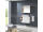 Mereo Kúpeľňová zrkadlová skrinka 80 cm, galerka, 2 x dvierka, Multidecor, Light Rock Hick