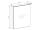 Mereo Kúpeľňová zrkadlová skrinka 60 cm, galerka, 1x dvierka ľavá, Multidecor, Šedá superm