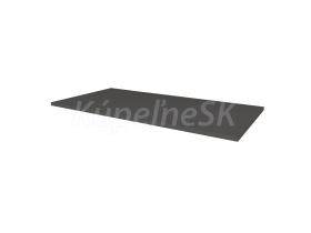 Mereo Kúpeľňová doska na skrinku 162 cm, Multidecor, Šedá diamant