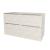 Mereo Mailo, kúpeľňová skrinka 121 cm, chróm madlo, Multidecor, White Loft Pine