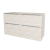 Mereo Mailo, kúpeľňová skrinka 121 cm, chróm madlo, Multidecor, White Loft Pine