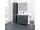 Mereo Mailo, kúpeľňová skrinka 121 cm, čierne madlo, Multidecor, Dub Bardolino