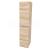 Mereo Mailo, kúpeľňová skrinka vysoká 170 cm, chróm madlo, Multidecor, Blonde Liberty Elm