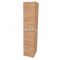 Mereo Mailo, kúpeľňová skrinka vysoká 170 cm, chróm madlo, Multidecor, Light Select Walnut