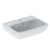 Geberit Selnova malé keramické umývadlo 45x35x16 cm,otvor pre batériu,s prepadom,Biela