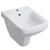 Geberit Selnova Square závesný bidet 53x35 cm,otvor pre batériu,prepad,Biely