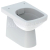 Geberit Selnova Square WC stojace 53x35,5 cm,hlboké splach.,zadný odpad,Rimfree,Biele