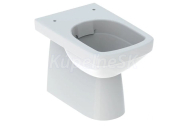 Geberit Selnova Square WC stojace 53x35,5 cm,hlboké splach.,zadný odpad,Rimfree,Biele