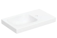 Geberit Icon Light keram. umývadielko 53x31x13cm,otv pre bat.vpravo,bez prepadu,Biela mat