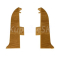 Egibi PVC ukončenie pre soklové lišty Golden nr.222 EgibiFloors 1ks ľavé+1ks pravé