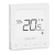 Thermocontrol Quantum SQ610 ultratenký podom týždenný termostat 230V,snímač vlhkosti,Biely