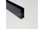 Gelco CURE BLACK Walk-in stenový profil, matná čierna