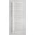PMH Apollo kúpeľňový designový radiátor 500x1140 mm,195 W,Pravý,Biela štruktúra