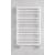PMH Avento Frame kúpeľňový radiátor 790/600 (v/š),rovný,470 W, Biela lesklá
