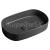 Isvea INFINITY OVAL keramické umývadlo na dosku, 55x36cm, antracit