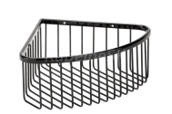 Hopa Polička do sprchy rohová, 265×90×205 mm Hematit KDBE159208312