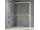 Ronal Arelia posuvné sprchové dvere do niky/roh.kútu 120x190 cm Číre/Strieborný lesk