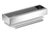 Keuco EDITION 11 kúpeľňová polička do sprchy 300x82x95 mm so stierkou Eloxovaný Hliník