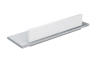 Keuco EDITION 400 polička do sprchy so stierkou 328x63x100 mm Strieborný Elox/Biela