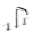 Hansgrohe Tecturis S 3-otvorová umývadlová batéria 150 EcoSmart+,výpusť Push-Open Chróm