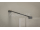 Ravak Walk-in Air Wall pevná stena 100x200 cm sklo Číre profil Čierny matný 1x vzpera