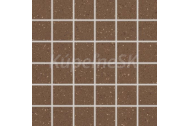 Rako Compila mrazuvzdorná rektifikovaná mozaika 30x30x0,9 cm R10B matná HnedoČervená