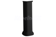 Kerasan WALDORF univerzálny keramický stĺp k umývadlam 60,80cm, čierna mat