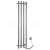 Sapho PAPINADO elektrický sušiak uterákov, 263x1200mm, 85W, chróm