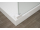 Polysan ESCA WHITE MATT jednodielna sprchová zástena k stene,100x210cm Marron/Biely