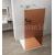 Polysan ESCA CHROME sprchová zástena do priestoru,130x210cm Marron/Chróm,2x vzpera