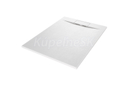 Aquatek SMC EROS sprchová vanička 120x90 cm tvrdený polymér Biela matná a sifón