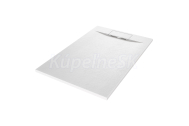 Aquatek SMC EROS sprchová vanička 120x80 cm tvrdený polymér Biela matná a sifón
